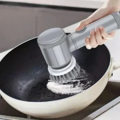 EASTVAPS Elektrisk roterande skrubber med 6 utbytbara borsthuvuden för köksrengöring