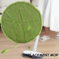 Sale Elektrisk skurborste 3 utbytbara huvuden Handhållen multifunktionell för golv