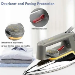 Hot Elektriskt strykjärn (torrt strykjärn) (SVART)