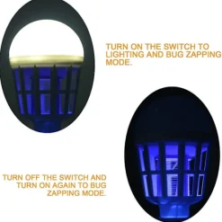 Discount Elektronisk insektsmyggdödande lampa 2 i 1 UV LED flugdödare