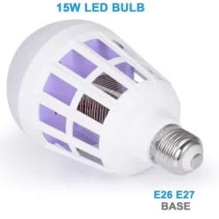 Discount Elektronisk insektsmyggdödande lampa 2 i 1 UV LED flugdödare