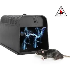 Discount FMYSJ Elektronisk råttfälla högspänningsmus elektrisk stöt gnagare mördare mus (FMY)