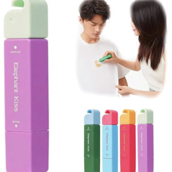 Hot Elephant Kiss Fläckborttagningspenna, 3-sekunders fläckborttagningspenna, dubbelhuvud omedelbar behandlingspenna för rengöring på språng, tar itu med envisa fläckar | Fyndiq