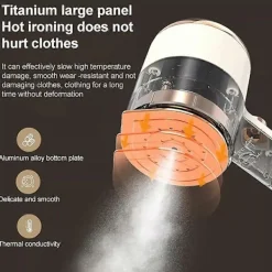 New Emboadlie Strykjärn, Bärbar Mini Strykjärnsmaskin, Bärbart Strykjärn för Resor purple euro standard