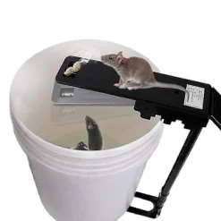 Outlet D Enkel råttfälla för hink, mångsiig använning för inom- och utomhusmiljöer me husjurs- och barnvänlig esign, kompatibel me 5-gallon hink