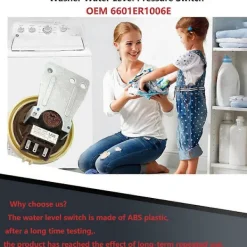 6601ER1006G Tryckvakt för tvättmaskin, vattennivåvakt 6601ER1006E 6601E