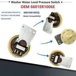 6601ER1006G Tryckvakt för tvättmaskin, vattennivåvakt 6601ER1006E 6601E