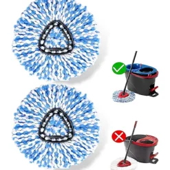 Hot DAO Ersättningsbas för Spin Mop, endast för Ocedar Rinseclean 2-tankssystem. Ersättningsbas för Spin Mop-huvuden för O Cedar Mop, ersättningshuvud [db] | Fyndiq Blue 2 Pack