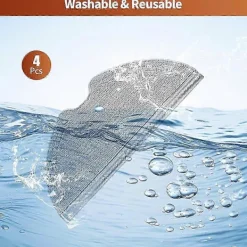 New Ersättningsdelar för Dreame D9, D9 Max, D9 Pro, L10, L10 Pro Dammsugare, Huvudborste, Sidoborste