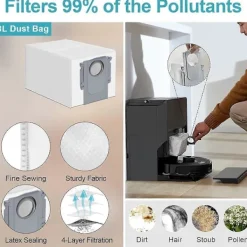 Outlet Ersättningsdelar för Roborock S8 Maxv Ultra, huvudborste och sidoborste Som Visat_MGF-FM- As Shown