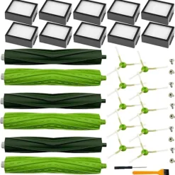 Outlet Ersättningsdelar för Roomba, kompatibla med Roomba J7 J7+/Plus E5 E6 E7 I7 I7+ I3 I4 I6 I6+ I8 dammsugare