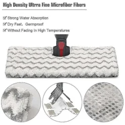 Sale Ersättningsdelar Moppdyna Kompatibel för S3973 S3973D S5002 S6001 Ångmopp Tillbehör Moppduk P