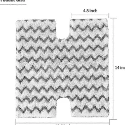 Sale Ersättningsdelar Moppdyna Kompatibel för S3973 S3973D S5002 S6001 Ångmopp Tillbehör Moppduk P