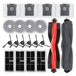 Hot Ersättningsdelar och tillbehör för Bot X40 Ultra / X40 Pro / S30 Pro Ultra - Huvudborste, sidoborste, Hepa-filter