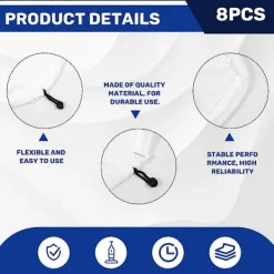 Hot Ersättningsduk för ångmopp kompatibel med Bobot ES-200 330 430-serien elektrisk mopp