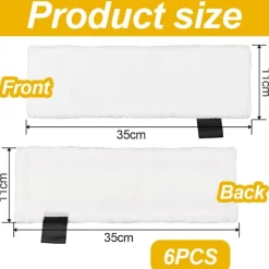 Hot BEBETTER Ersättningsdukar för Kärcher ångtvättar, mikrofibergolvdukar, lämpliga för Kärcher Easyfix-modeller SC1, SC2, SC3, SC4, SC5. Mikrofiberduk