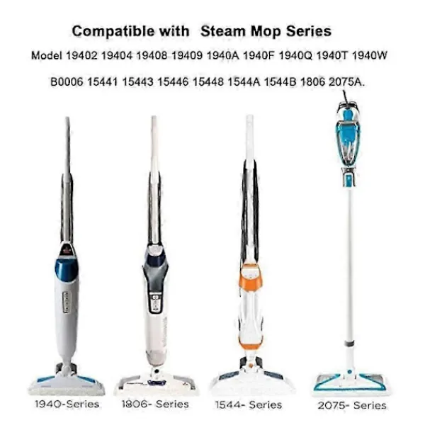 Hot Ersättningsdynor för Leifheit CleanTenso ångmopp - ångmoppdyna för djuprengöring, 5x Ersättnings Mikrofiberdyna -