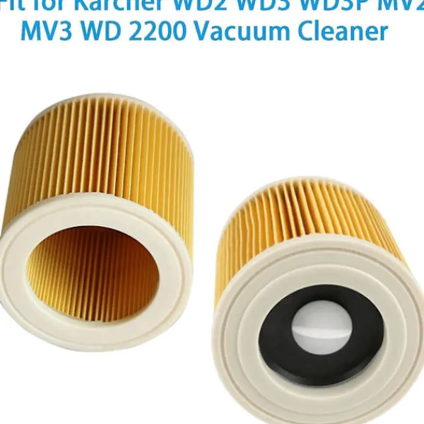 Best Ersättningsfilter för Kärcher WD2 WD3 WD3P MV2 MV3 WD 2200 SE 4001 Våt- och torrdammsugare