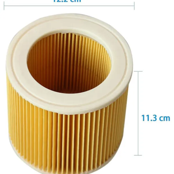 Best Ersättningsfilter för Kärcher WD2 WD3 WD3P MV2 MV3 WD 2200 SE 4001 Våt- och torrdammsugare