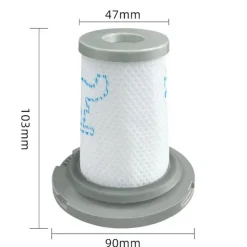 Best DMstore Ersättningsfilter ZR009006 för sladdlösa dammsugare X-Force Flex 8.60 X-Pert 6.60, tvättbart As Shown