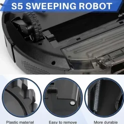 Clearance Ersättningshjul, vänster hjulmodul, för S5-serien robotdammsugare