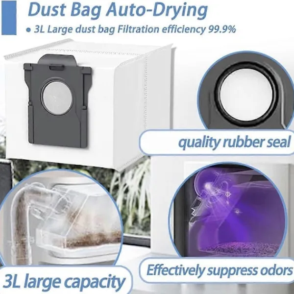 Discount Ersättningskit för Aqua10 Ultra Roller Robotdammsugare, huvudborstar, filter