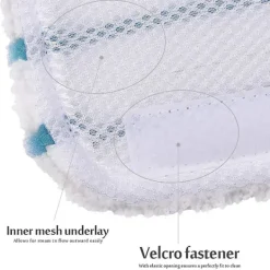 Clearance Ersättningsmoppar i mikrofiber för Black +Decker Steam Mop 1600-serien FSM 1610 FSM 1630 SMH1621