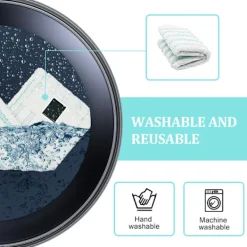 Ersättningsmoppdynor för Leifheit Clean Twist M Ergo Micro Duo 38x16cm, Kompatibel med Leifheit Mikrofiber Ersättningsöverdrag