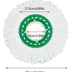 Hot FMYSJ Ersättningsmopphuvuden | Mikrofibermopphuvuden | Runda mopphuvuden | 360° roterande (FMY)