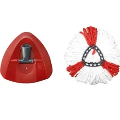 Outlet Ersättningsmopptillbehör för Vileda O-Cedar Svängbar Triangulär Mopp Mikrofiber Rengöringsmoppduk M