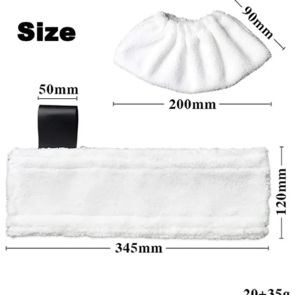 Hot Ersättningsångmoppduk för Karcher Easyfix SC2 SC3 SC4 SC5 Ångtvätt Mikrofiber Golvklump