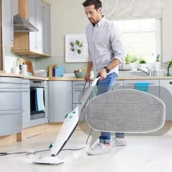 Discount Ersättningspads för Leifheit CleanTenso ångrengörare - ångrengöringspad för djuprengöring, 5x ersättningsmikrofiberdynor