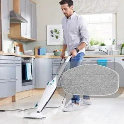 Best Ersättningsplattor för Leifheit Cleantenso ångrengörare - Ångmoppsplatta för djuprengöring, 5x ersättningsmikrofiberplatta