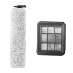 Ersättningsrulleborste, rulle, filter och filterbomull för W12 golvskrubber