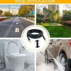 Online Ersättningsslang för Karcher K2 K3 K4 K5 K6 K7 Högtryckstvätt Högtrycksslang Snabbkoppling och Snabbkoppling (6m）,