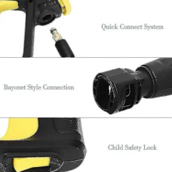 Hot Ersättningssprutpistol och sprutlans för Kärcher K2 K3 K4 K5 K6 K7 högtryckstvätt, snabbkopplingsvattensprutpistol för Kärcher K2~k7-serien - JA