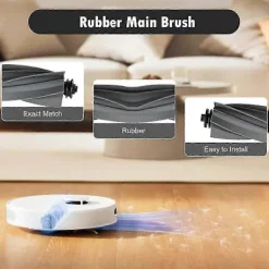 Ersättningstillbehör för Dreame D10 Plus Gen 2 Robotdammsugare Huvudborste Sidoborste Hepa Filter Moppduk