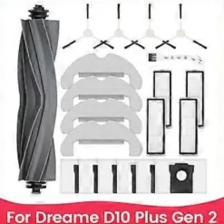 Online Ersättningstillbehör för Dreame D10 Plus Gen 2 Robotdammsugare Huvudborste Sidoborste Hepa Filter Moppduk