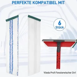 Hot Ersättningsöverdrag i mikrofiber för Vileda Professional fönsterskrapa