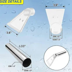 Online Extraktor Handmunstycke med Transparent Huvud för Möbel- & Mattrengöring, Dammsugarmunstycke för Bilvård P