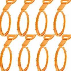 Discount Ferret Unblocker, 8-pack hårrengörare avloppsrensare - Orange