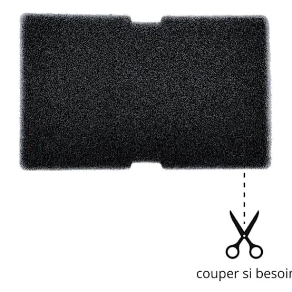 Outlet PHONILLICO Filter - Beko - 2964840100 - Set of 2 - Compatible Tumble Dryer - Black