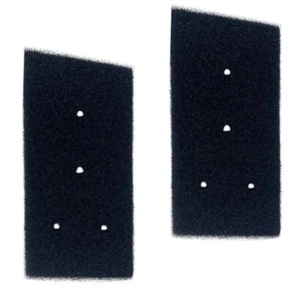 Outlet PHONILLICO Filter - Whirlpool - 481010716911 - Pack of 2 - Compatible with Tumble Dryer - Black