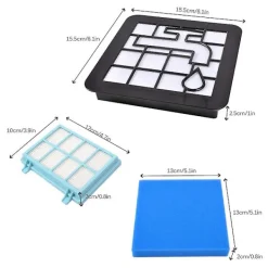 Outlet DAO Filter för Philips Powerpro Cylinder Dammsugare Fc9331 Fc9332 [DB]