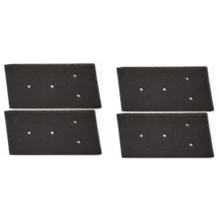 Outlet Filter för torktumlare 4-pack Whirlpool 481010716911 Svart[co]