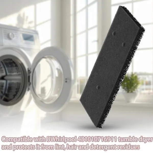 Online Filter för torktumlare 4-pack Whirlpool 481010716911[D] Black