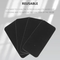 Best INF Filter för torktumlare 8-pack Hoover Candy 40006731 Svart