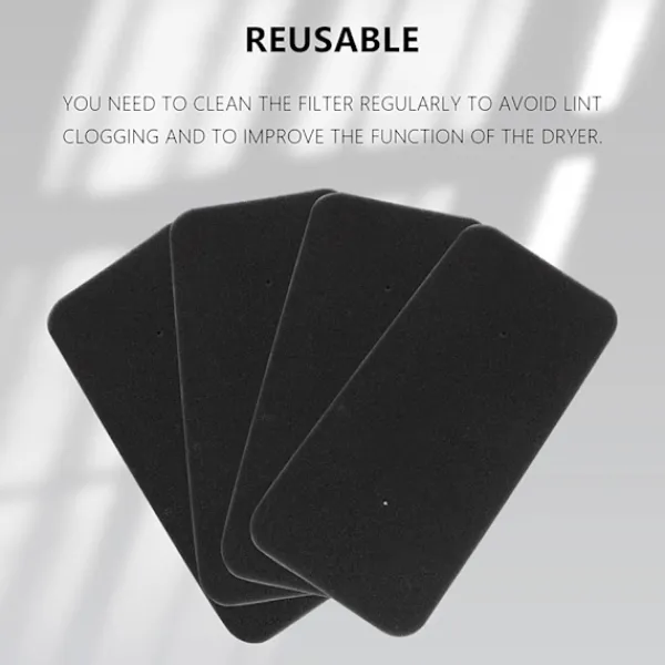 Best INF Filter för torktumlare 8-pack Hoover Candy 40006731 Svart
