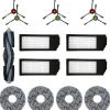 New Filterborste Duk Ersättnings Tillbehör Set för Ecovacs DEEBOT T20 Omni T10 Omni DEEBOT X1 Omni X1 Turbo X1 Plus Robotdammsugare (15 Delar)