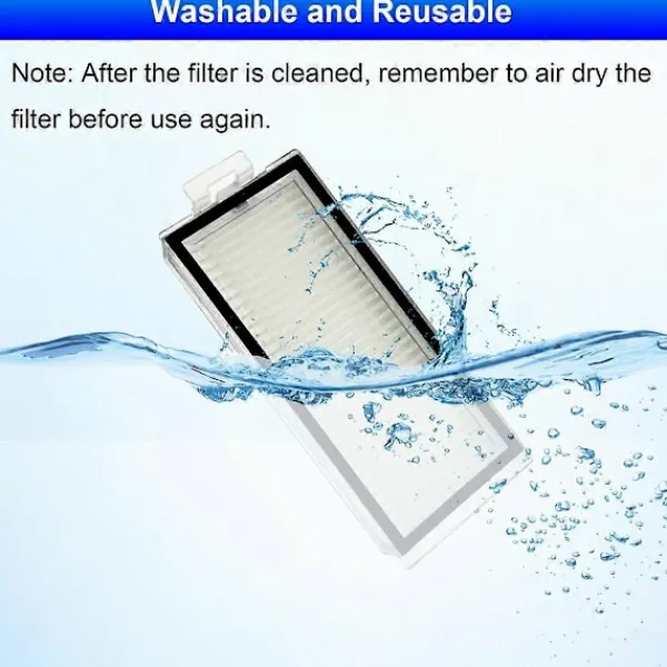 Hot Filterersättning Kompatibel för Roborock Q7 Max+, Q7, Q7+, Q7 Max, Q5 Pro+, Q5 Pro, Q8 Max, Q8 Max+ Robo